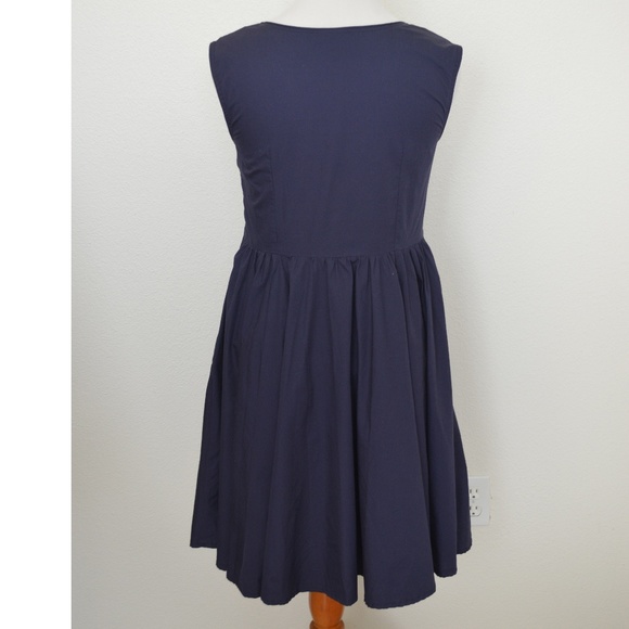 eShakti Fit and Flare Pinup Style Dress XL 16 - Picture 5 of 8